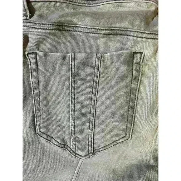 Burberry Brit Skinny Leg Women's Size 31 Gray Light Wash Zip Ankle Skinny Jeans - Picture 7 of 7